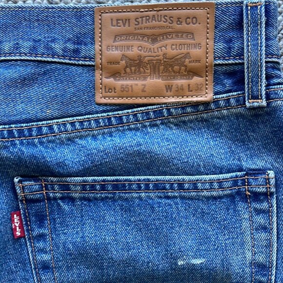 Levi's - 551™z Authentic Straight Fit Men's Jeans - Picture 8 of 8